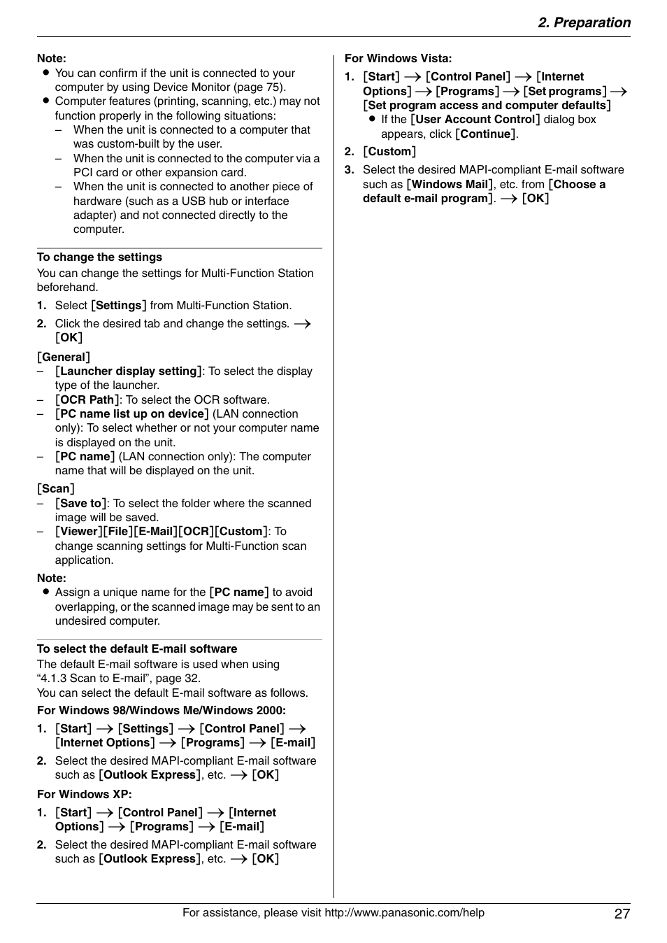 Preparation 27 | Panasonic KX-MC6020 User Manual | Page 27 / 120