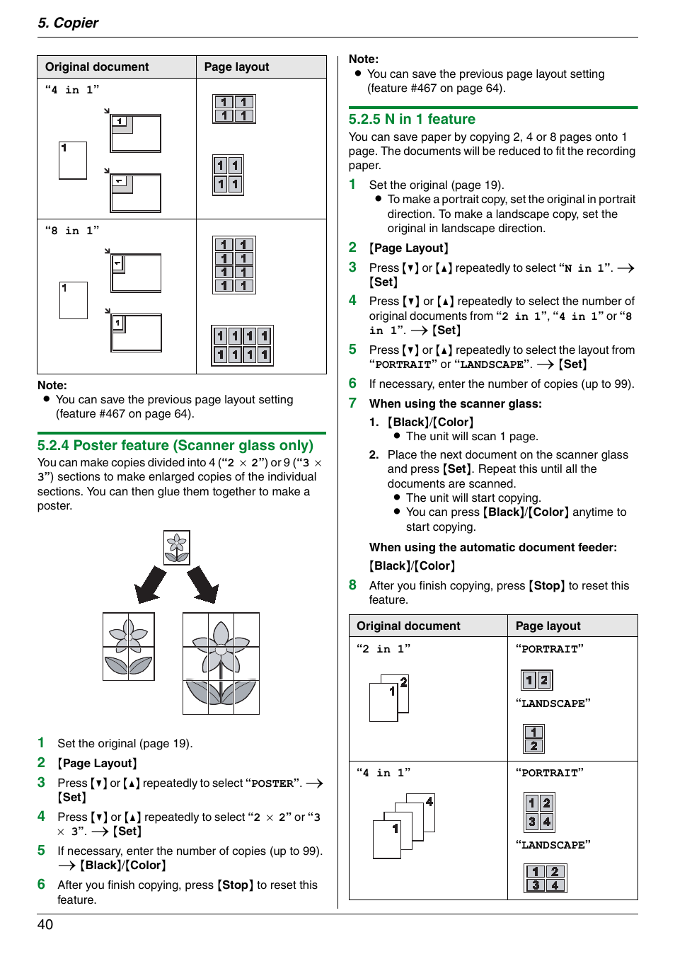 Panasonic KX-MC6020 User Manual | Page 40 / 120