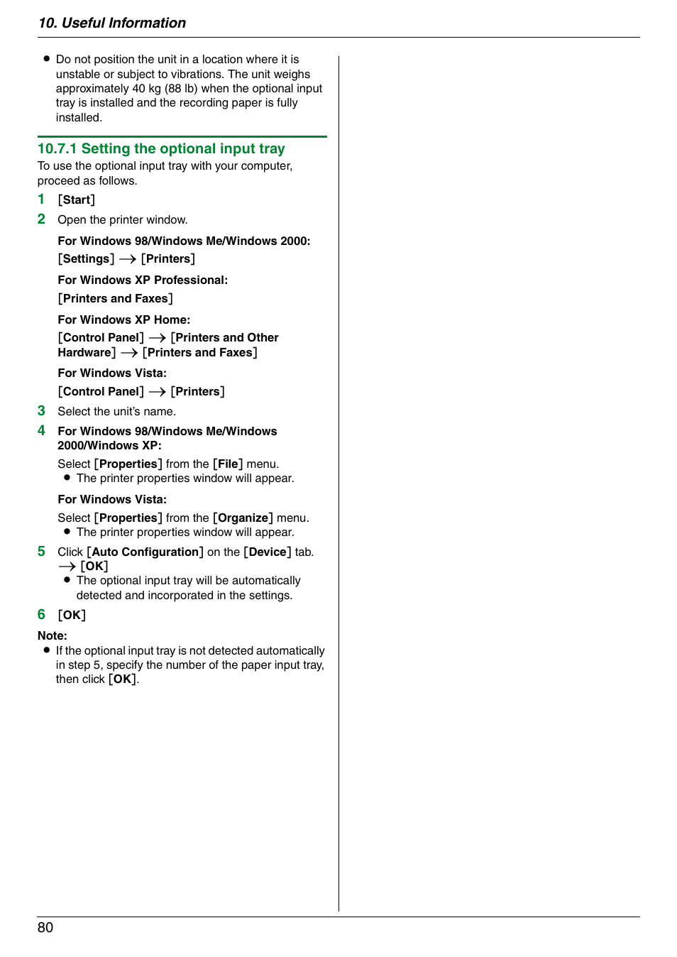 Panasonic KX-MC6020 User Manual | Page 80 / 120