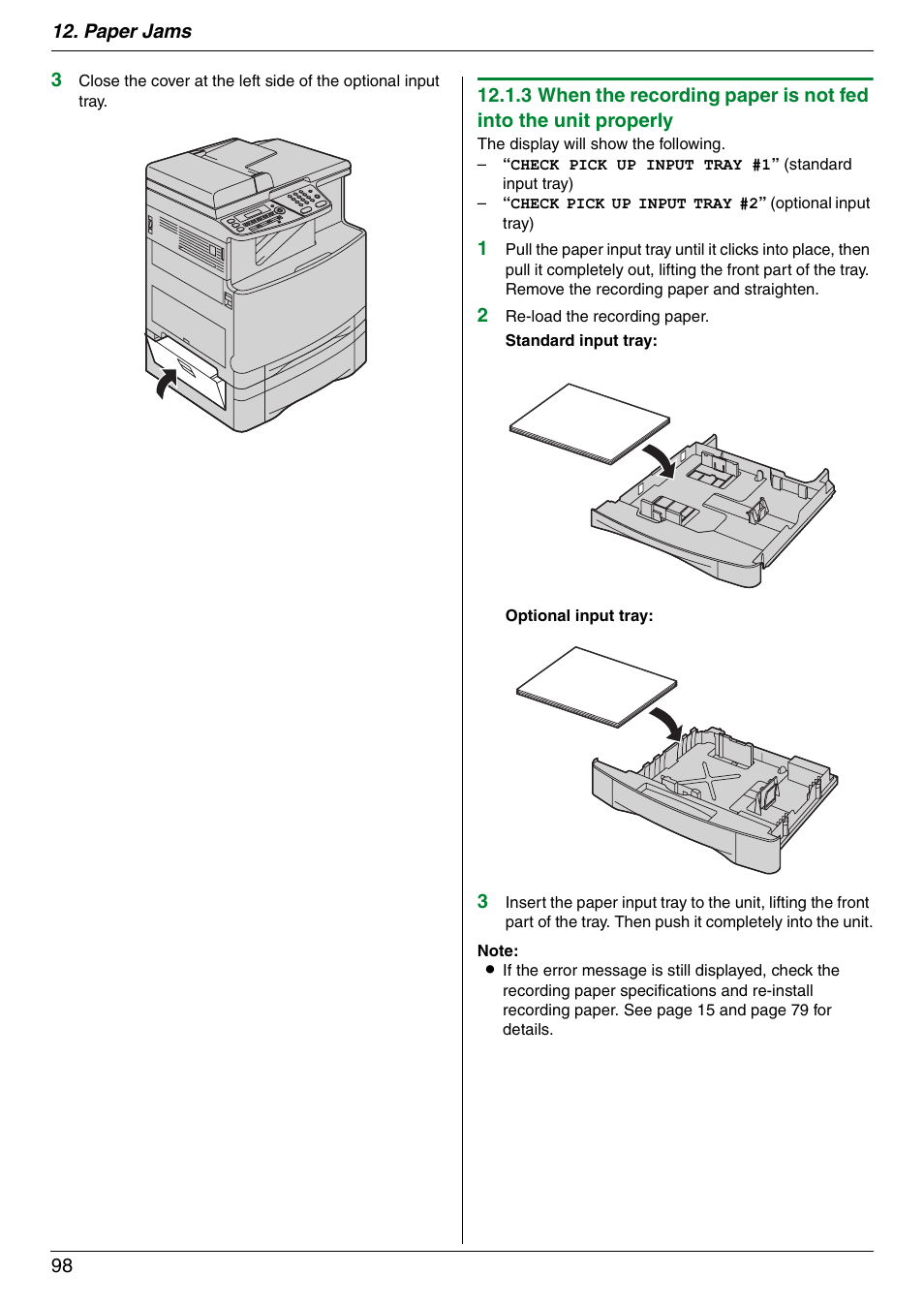 Panasonic KX-MC6020 User Manual | Page 98 / 120
