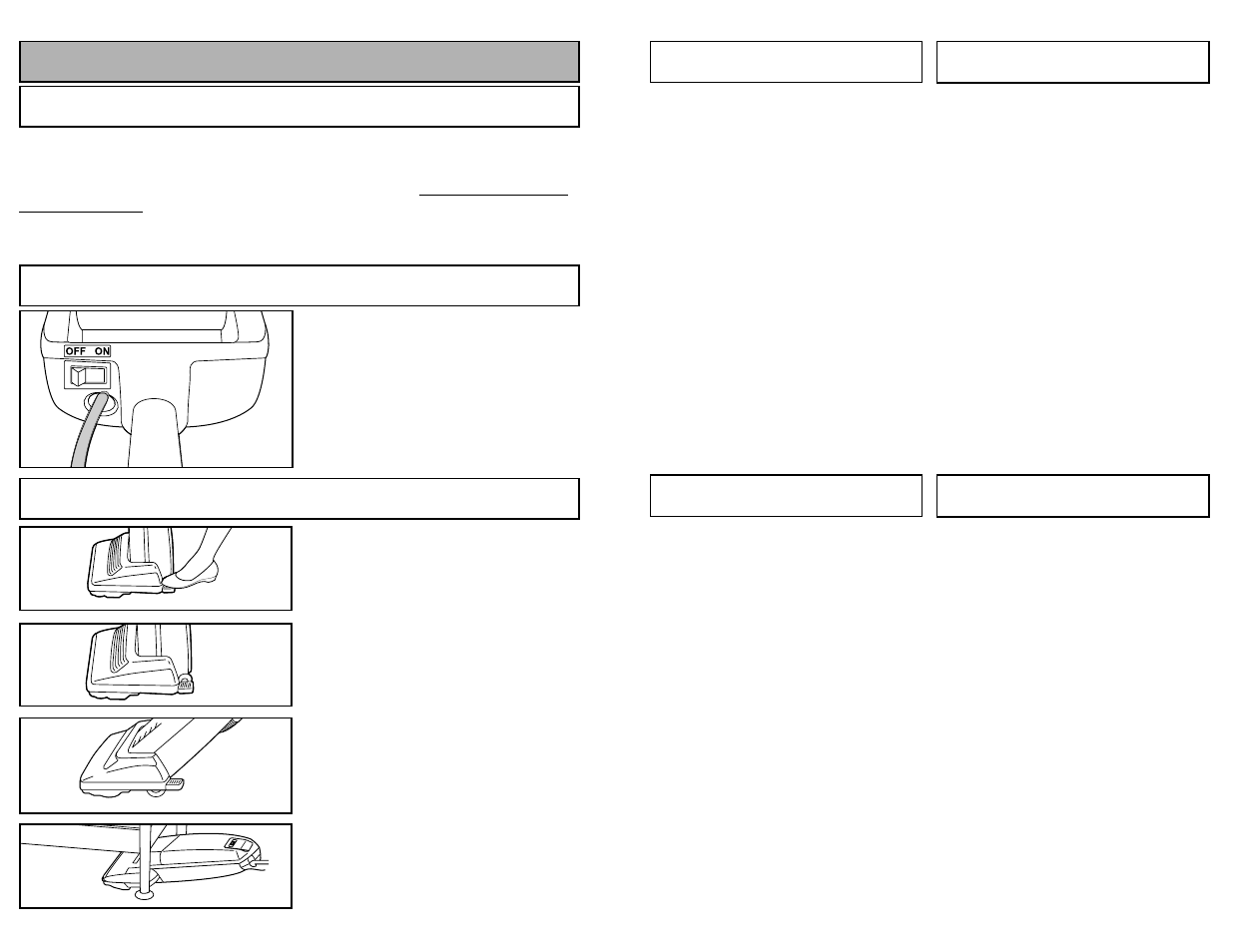 To operate a vacuum cleaner, Power cord, On-off switch | Handle adjustments | Panasonic MC-V5241 User Manual | Page 18 / 44