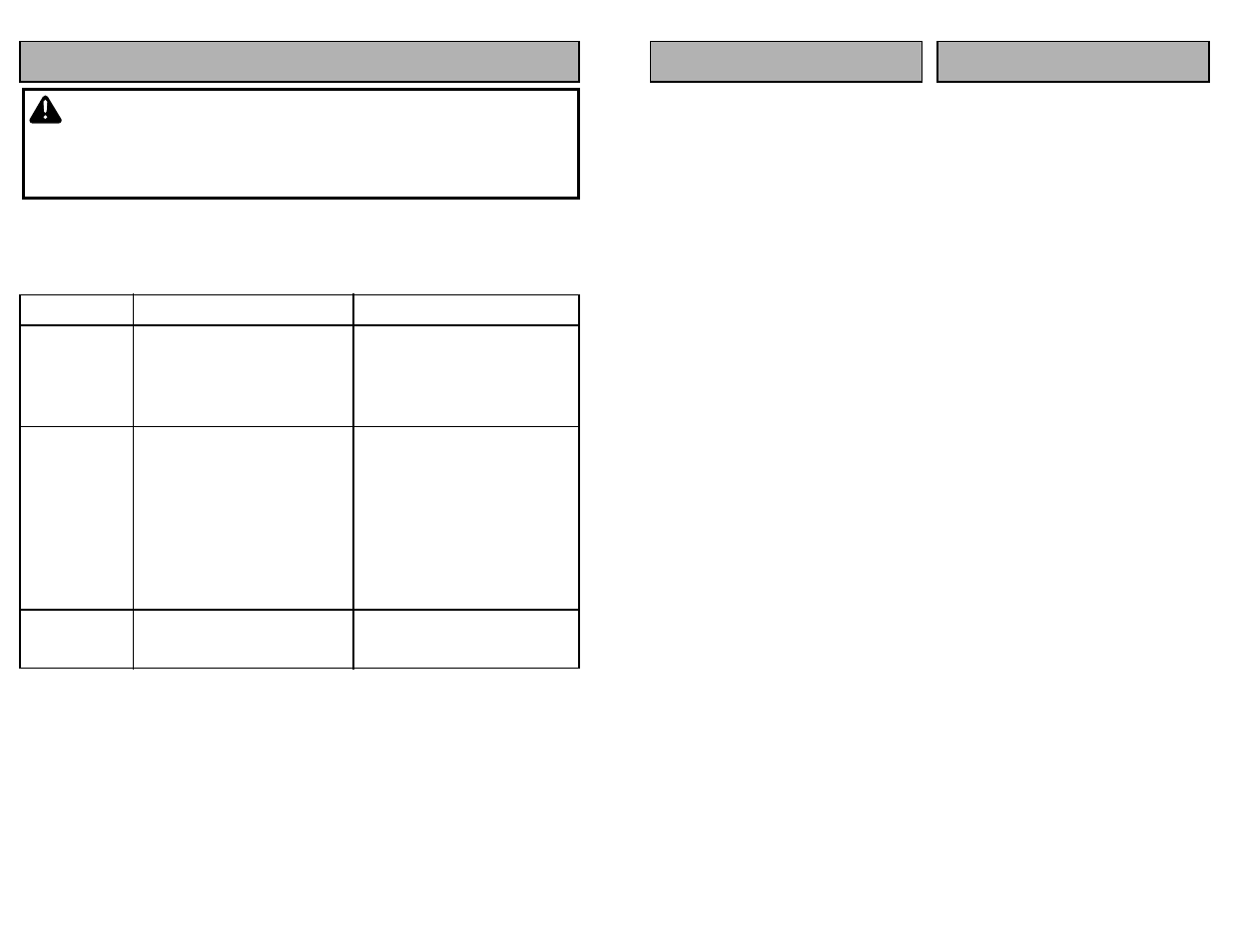 Before requesting service, Warning | Panasonic MC-V5241 User Manual | Page 36 / 44