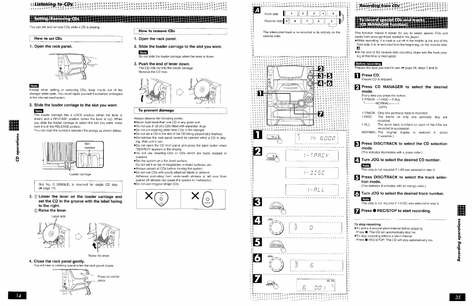 Lhfbning to cds | Panasonic SCAK75 User Manual | Page 14 / 48