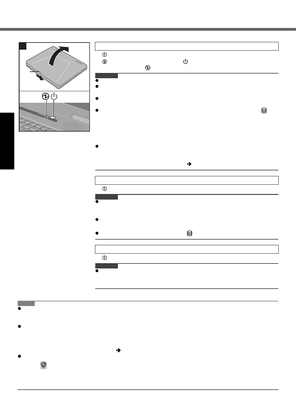 First-time operation | Panasonic CF-51 Series User Manual | Page 12 / 32