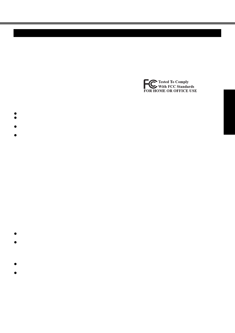 Read me first, Models for u.s.a | Panasonic CF-51 Series User Manual | Page 3 / 32