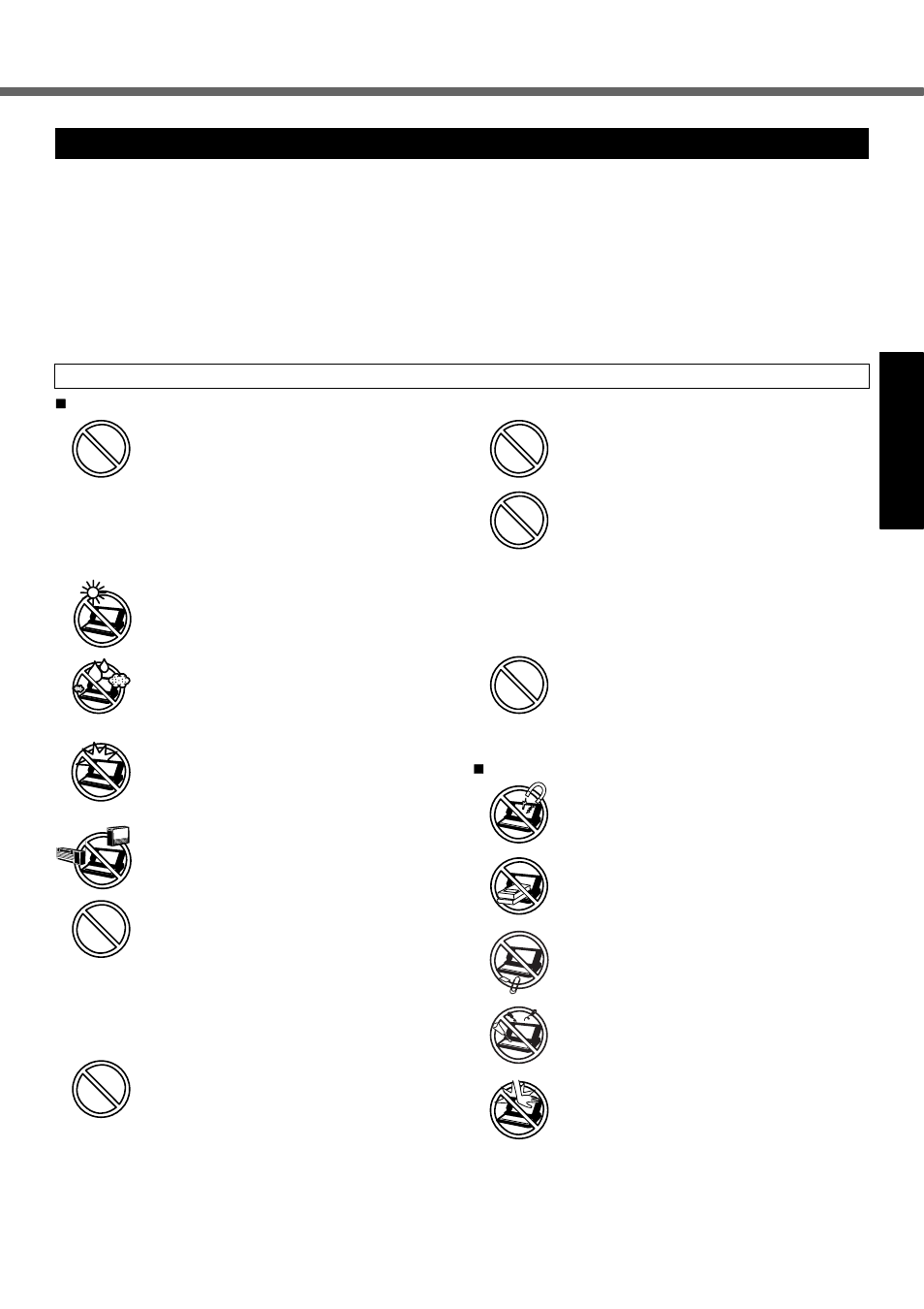 Precautions | Panasonic CF-51 Series User Manual | Page 7 / 32