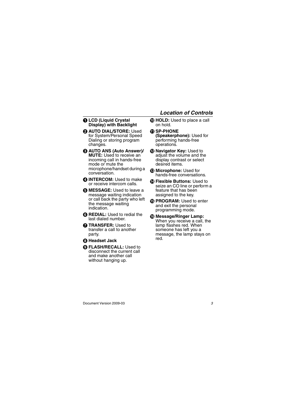 Panasonic KX-DT321 User Manual | Page 3 / 20