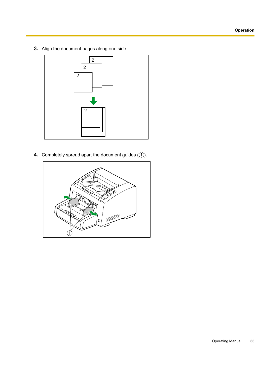 Panasonic KV-S4085CW User Manual | Page 33 / 87