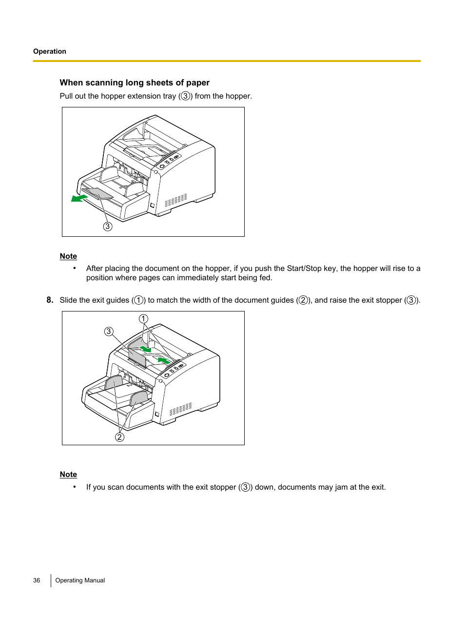 Panasonic KV-S4085CW User Manual | Page 36 / 87