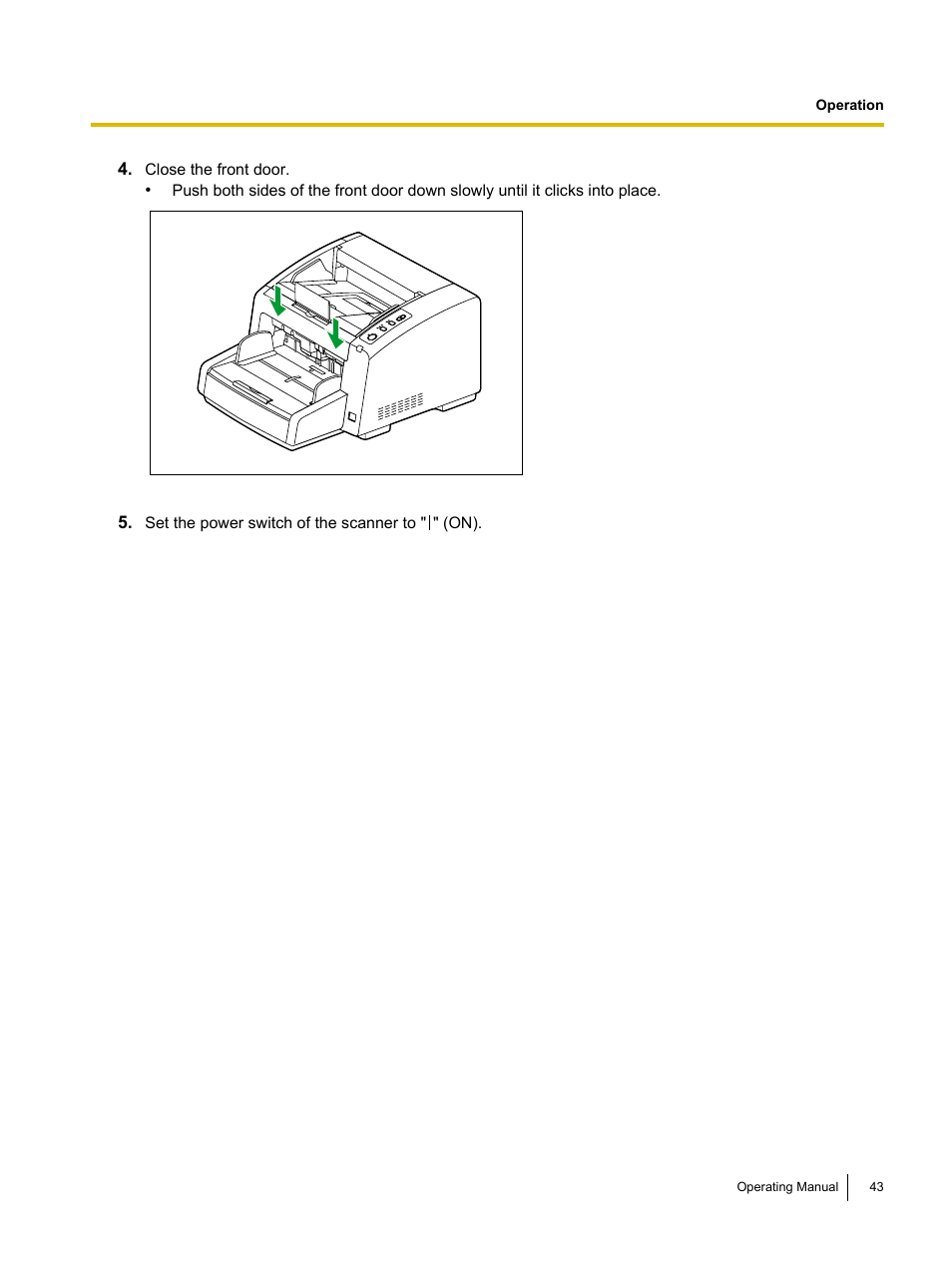 Panasonic KV-S4085CW User Manual | Page 43 / 87