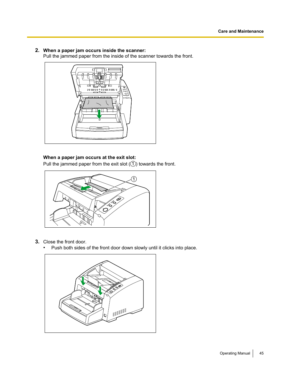 Panasonic KV-S4085CW User Manual | Page 45 / 87