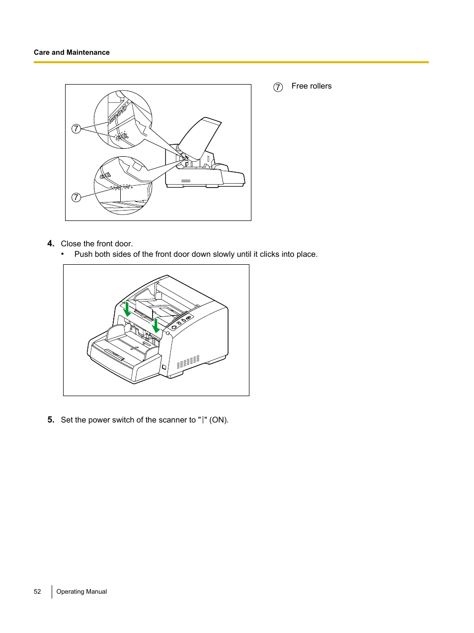 Panasonic KV-S4085CW User Manual | Page 52 / 87