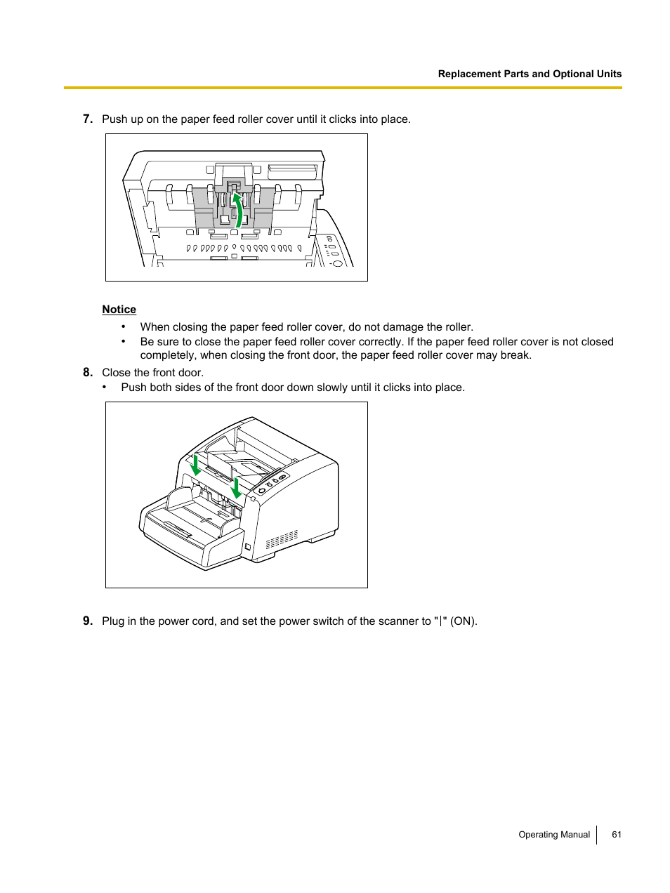 Panasonic KV-S4085CW User Manual | Page 61 / 87