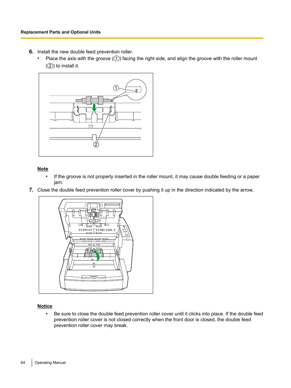 Panasonic KV-S4085CW User Manual | Page 64 / 87