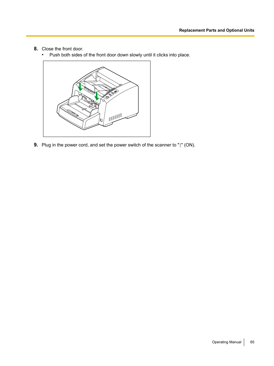 Panasonic KV-S4085CW User Manual | Page 65 / 87