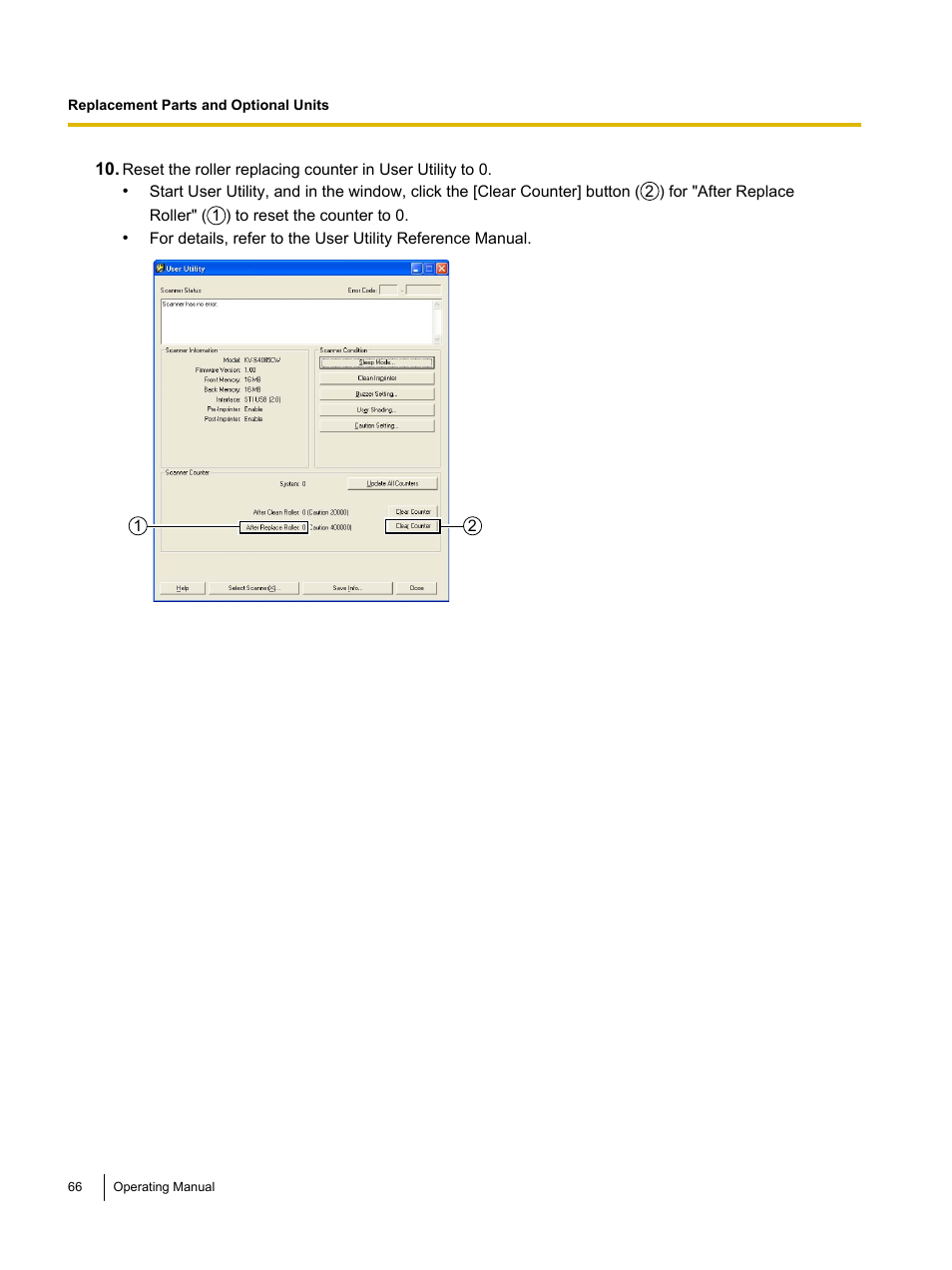 Panasonic KV-S4085CW User Manual | Page 66 / 87