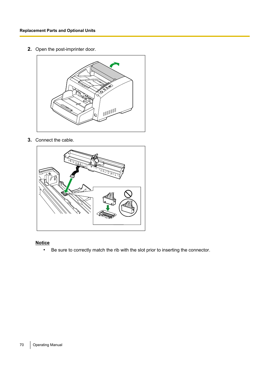 Panasonic KV-S4085CW User Manual | Page 70 / 87