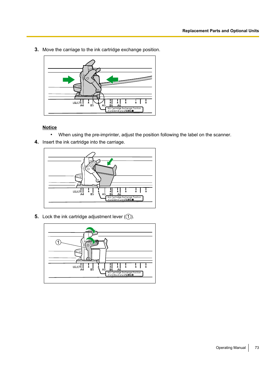 Panasonic KV-S4085CW User Manual | Page 73 / 87