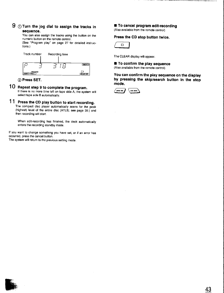 To confirm the play sequence | Panasonic SC-CH350 User Manual | Page 43 / 64