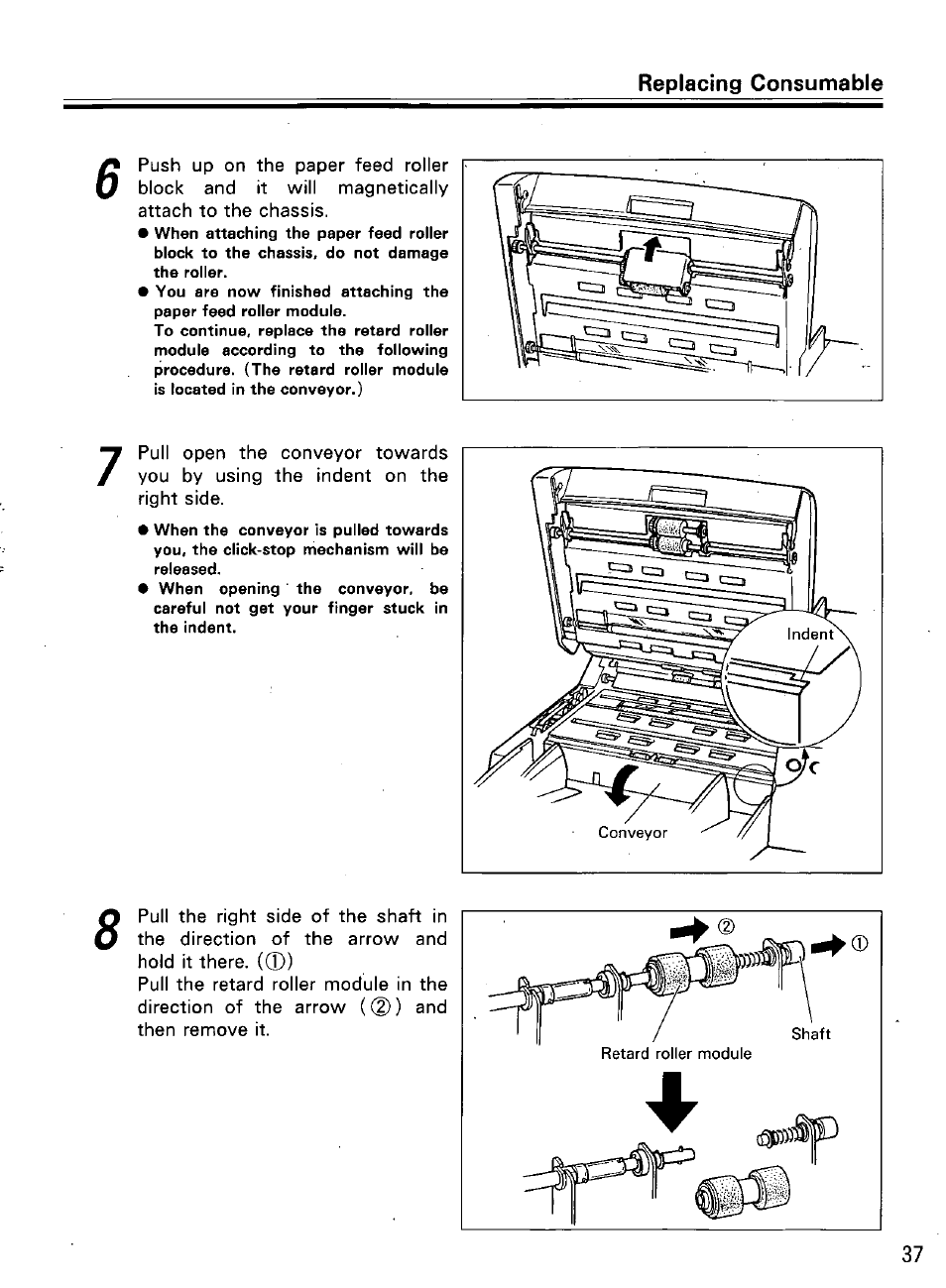 Replacing consumable | Panasonic KVS2055L User Manual | Page 37 / 48