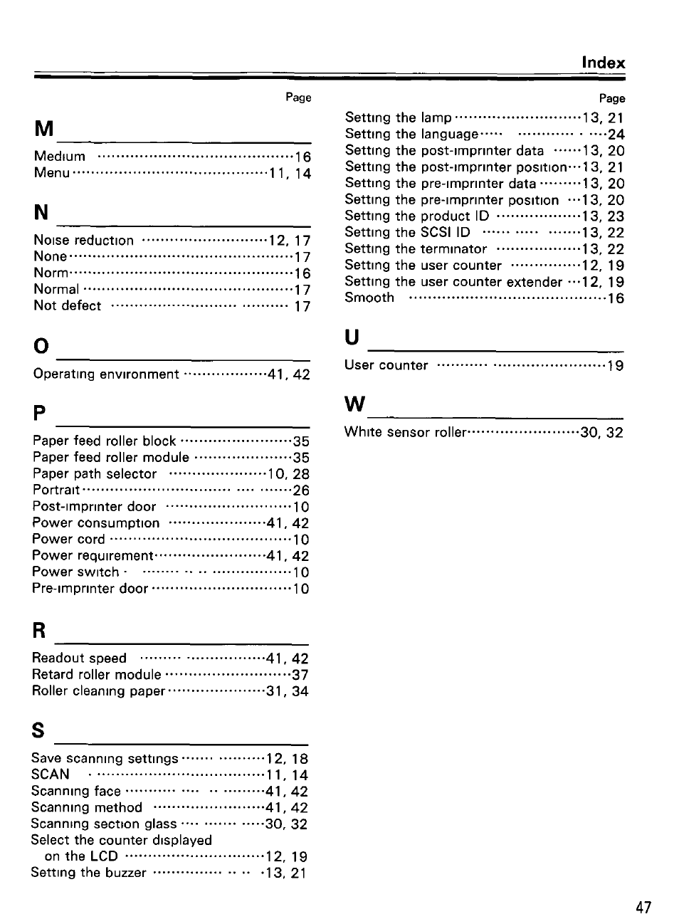 Panasonic KVS2055L User Manual | Page 47 / 48