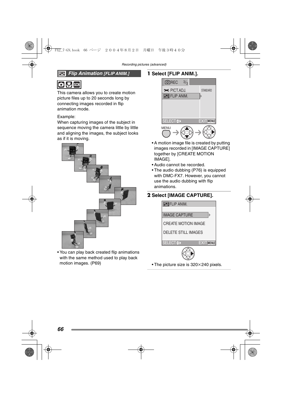 Panasonic DMC-FX7GN User Manual | Page 66 / 104