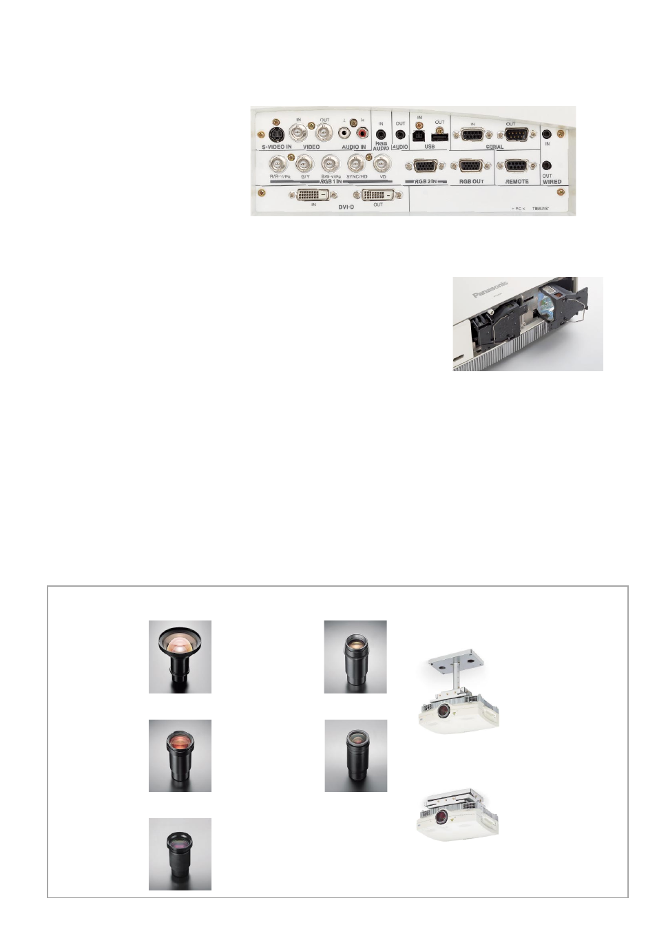 A host of panasonic’s leading technologies, Options for more flexible installation | Panasonic L6510E User Manual | Page 4 / 6