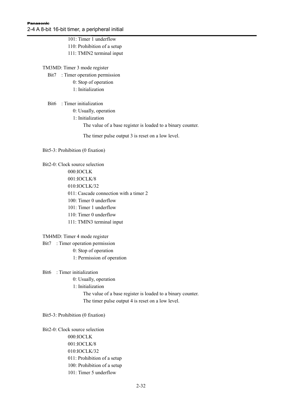 Panasonic PanaXSeries MN103S65G User Manual | Page 9 / 18