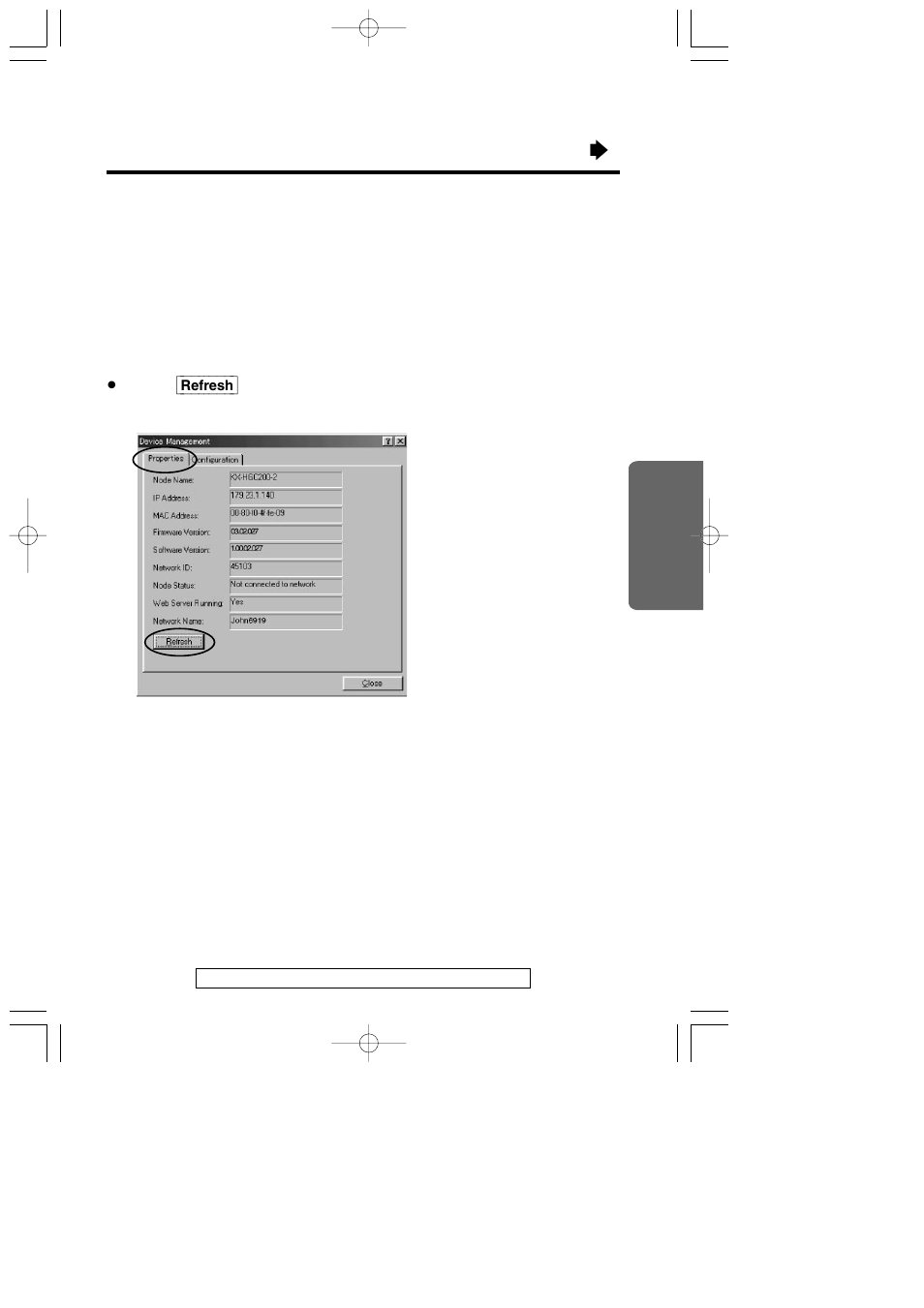 Using the device management dialog box, About the device management dialog box | Panasonic KX-HGC200 User Manual | Page 59 / 80