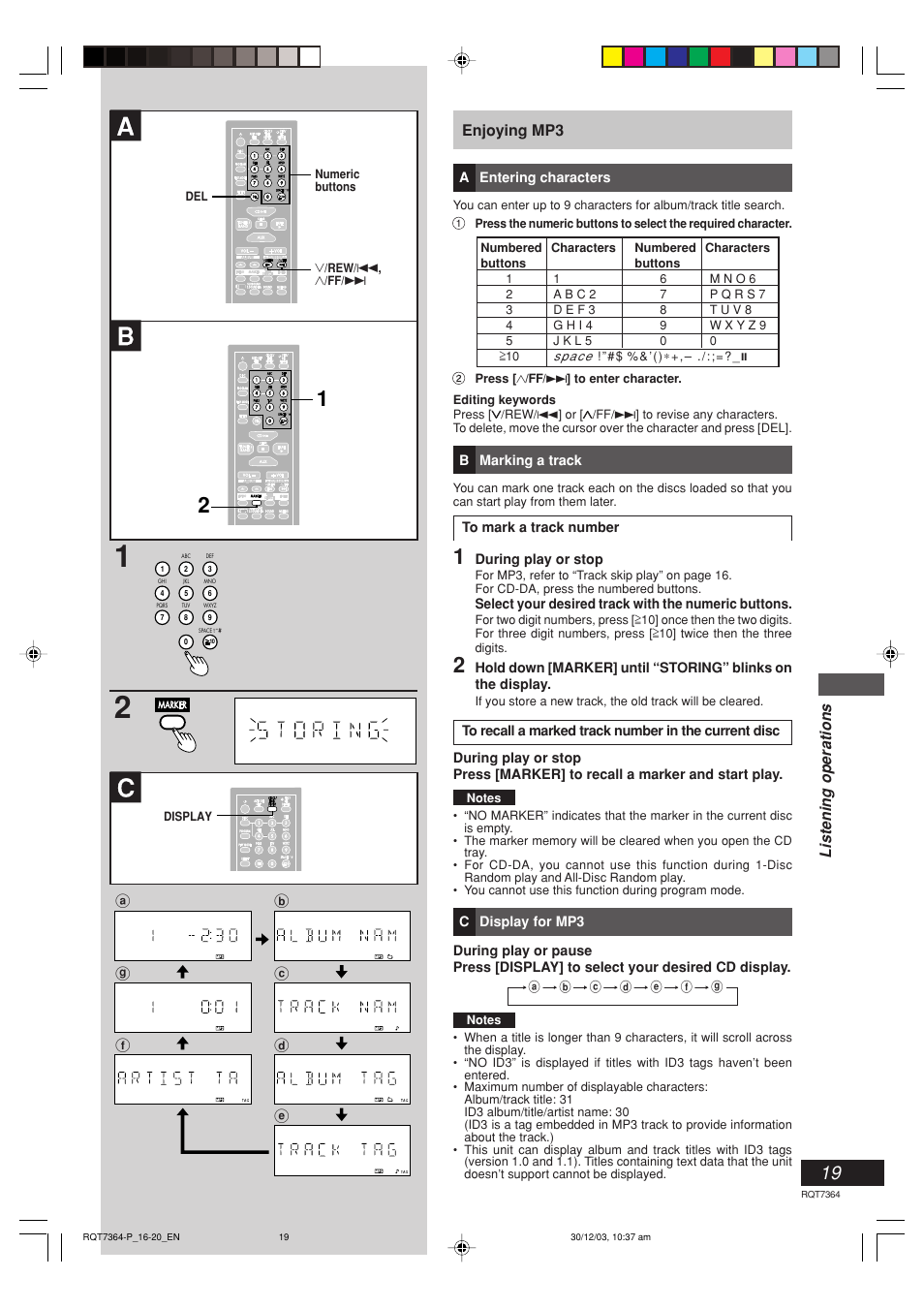 Panasonic SC-PM19 User Manual | Page 19 / 28
