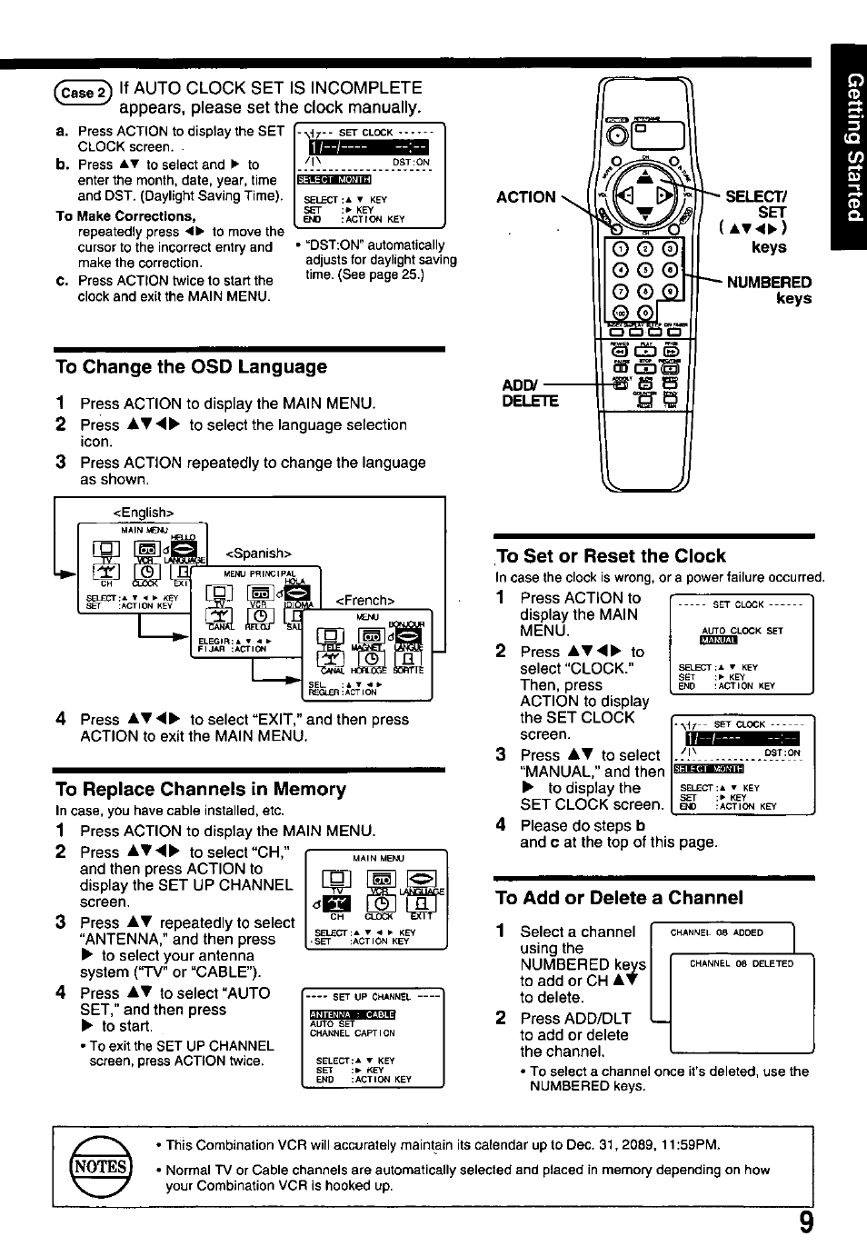 Ééëbôémà, Keys | Panasonic PVQ-M2508 User Manual | Page 9 / 32
