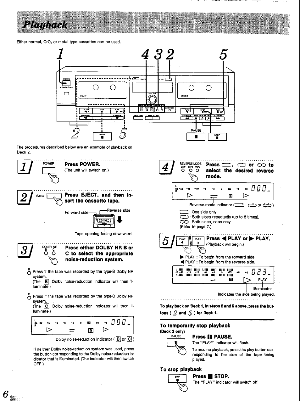 S e 3 | Panasonic RS-TR252 User Manual | Page 6 / 16
