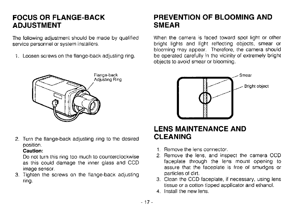 Panasonic WV-CP214 User Manual | Page 19 / 22