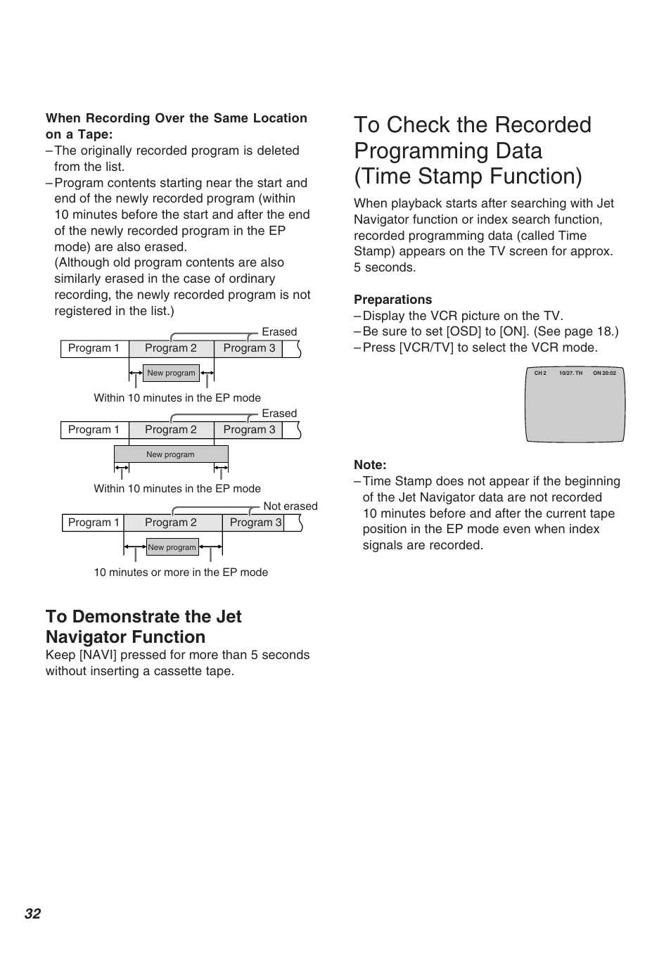 Panasonic AG-1340P User Manual | Page 32 / 42