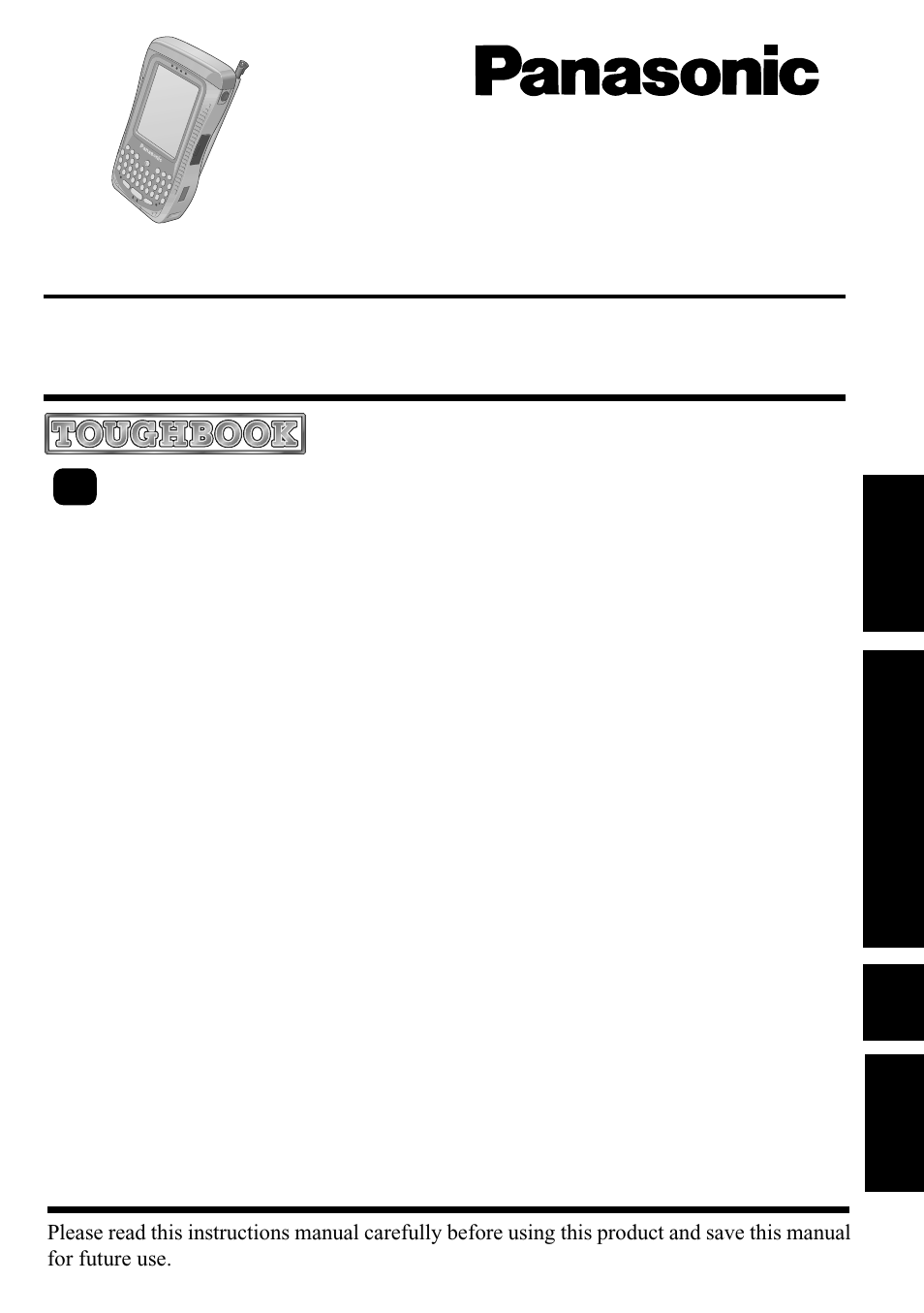 Panasonic CF-P1Series User Manual | 40 pages