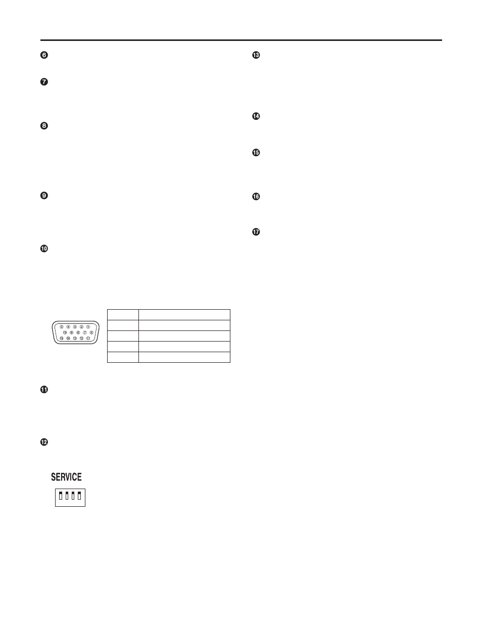 Parts and their functions | Panasonic AW-HE100N User Manual | Page 11 / 64