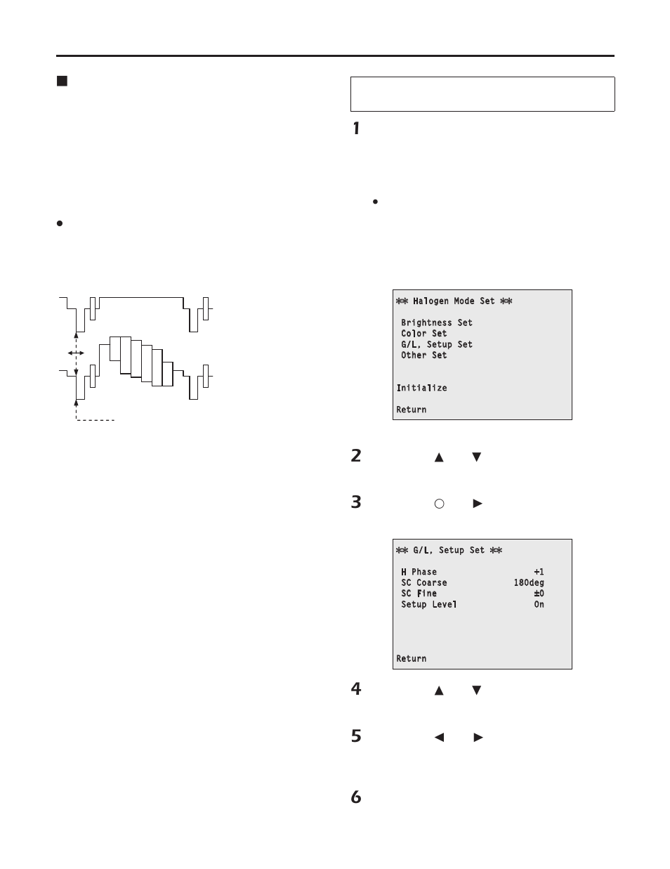 Genlock adjustment | Panasonic AW-HE100N User Manual | Page 37 / 64