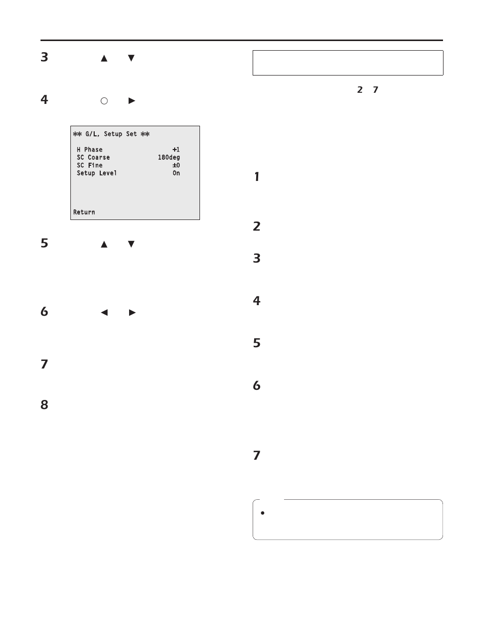 Genlock adjustment | Panasonic AW-HE100N User Manual | Page 39 / 64