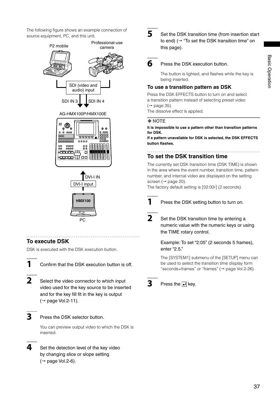 Panasonic AG-HMX100E User Manual | Page 37 / 48