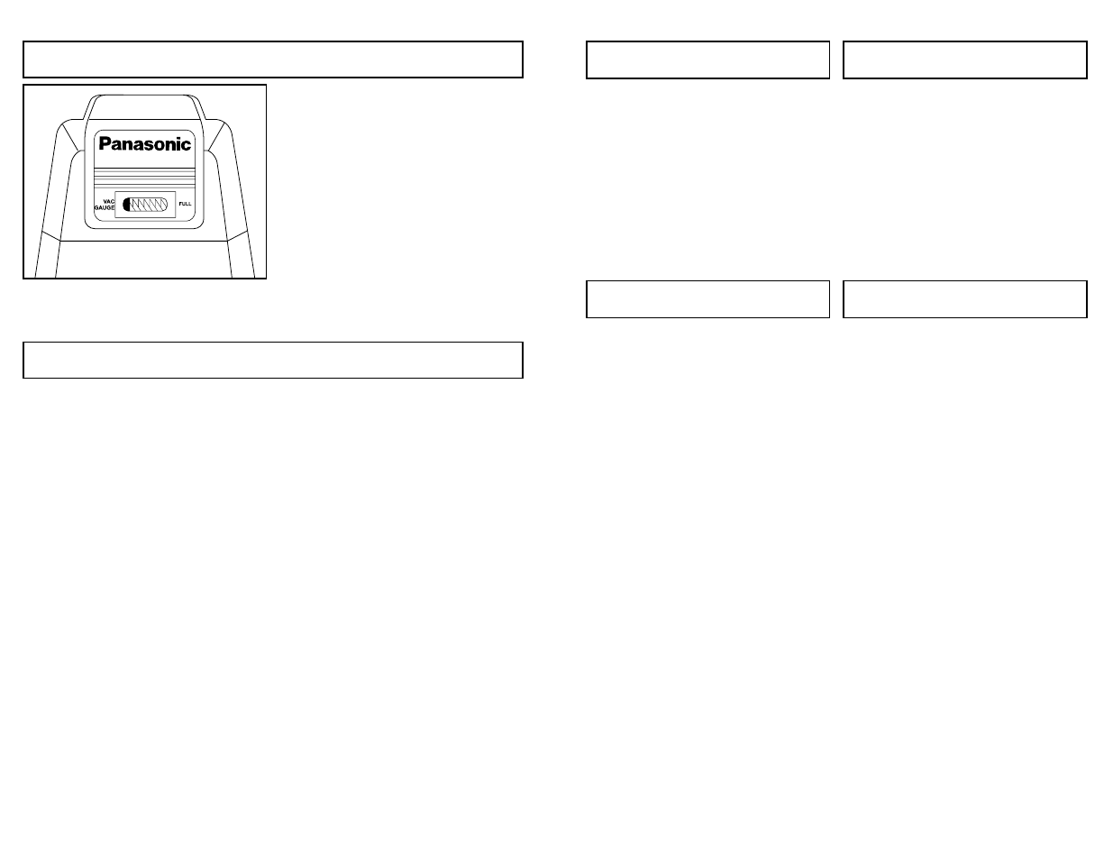 Vac gauge, Thermal protector | Panasonic MC-V5239 User Manual | Page 16 / 44