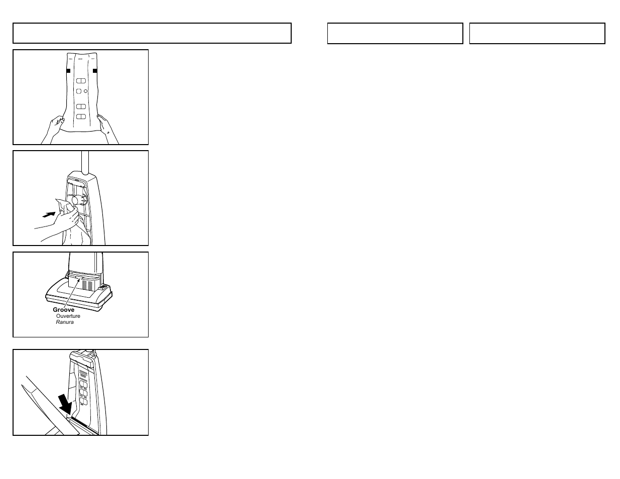 Changing dust bag | Panasonic MC-V5239 User Manual | Page 22 / 44