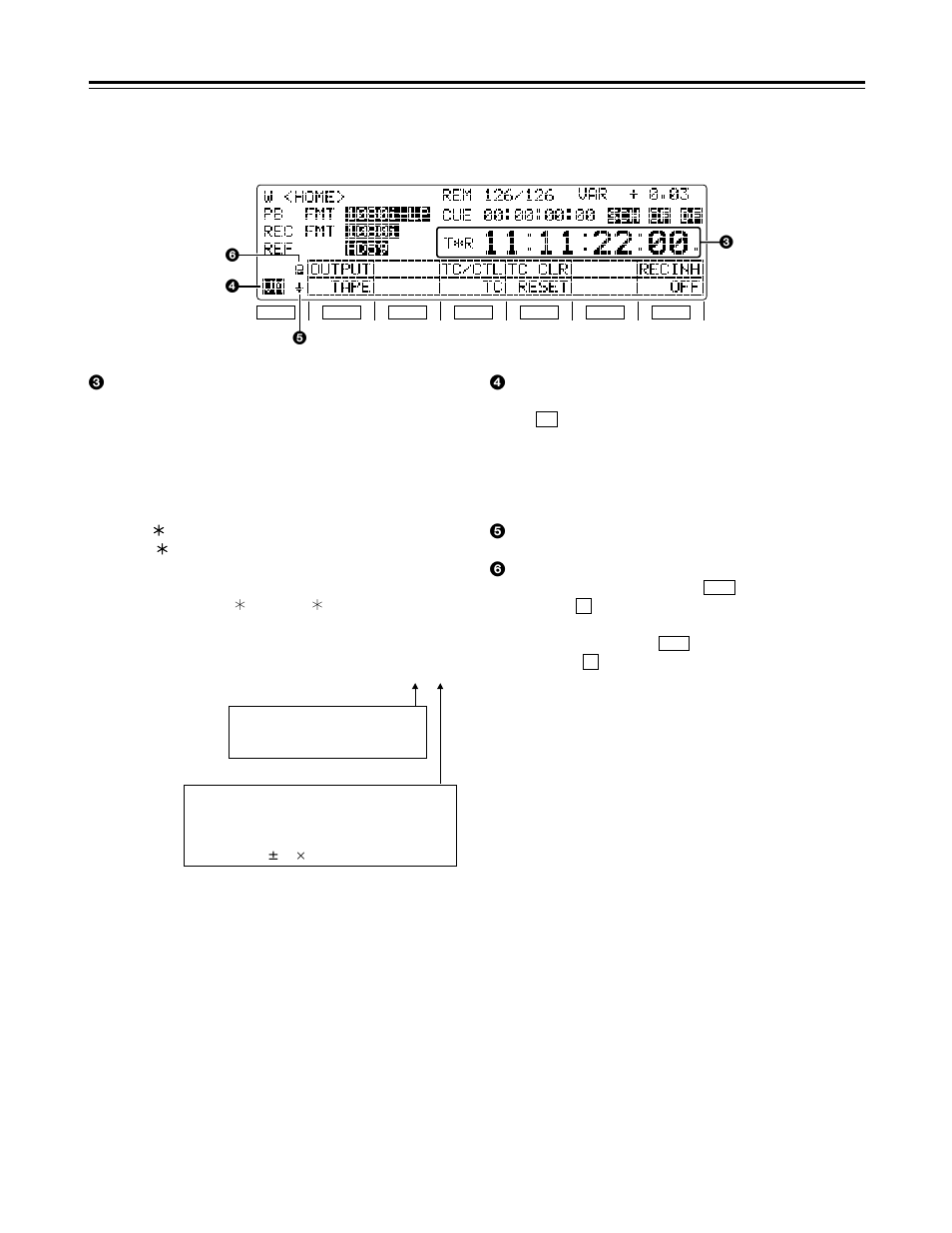 Parts and their functions, Time code display | Panasonic AJ-HD1700 User Manual | Page 17 / 134