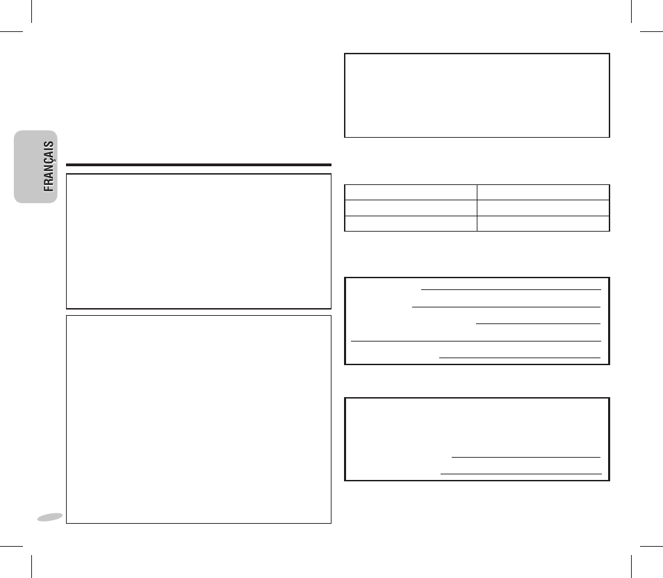 Attention, Avertissement, Cher client | Panasonic RC-DC1 User Manual | Page 18 / 48
