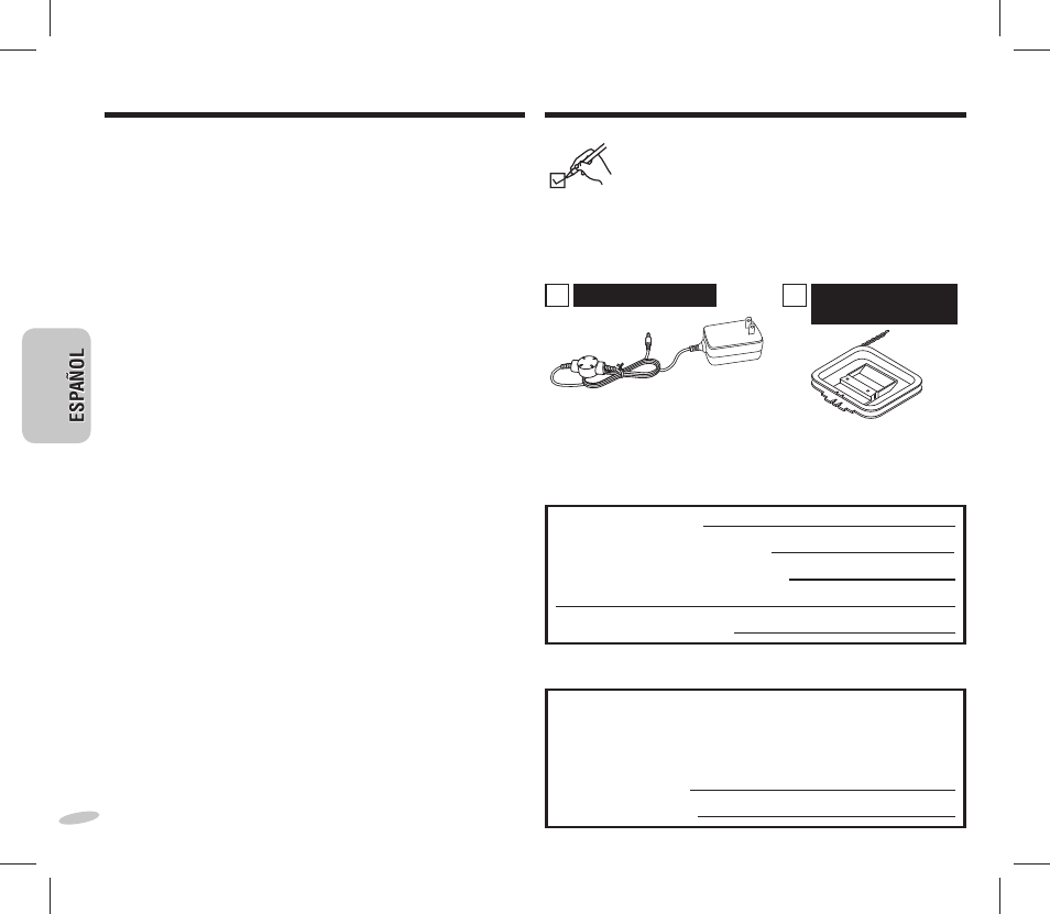Índice, Accesorios suministrados | Panasonic RC-DC1 User Manual | Page 36 / 48