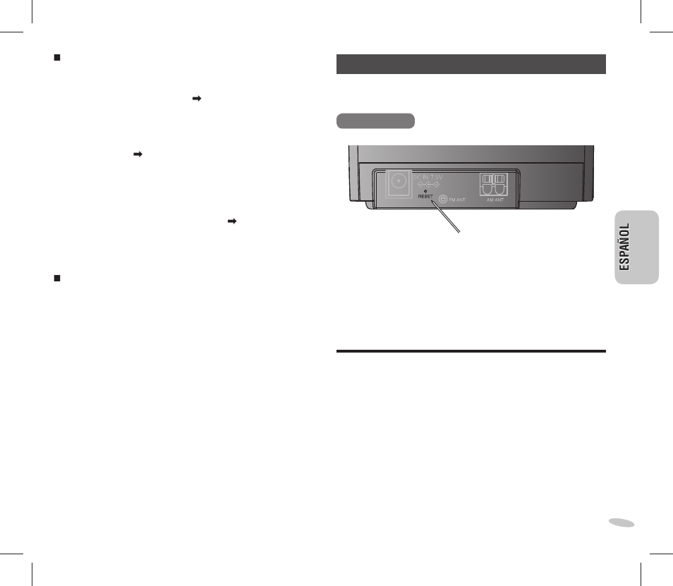 Mantenimiento | Panasonic RC-DC1 User Manual | Page 45 / 48