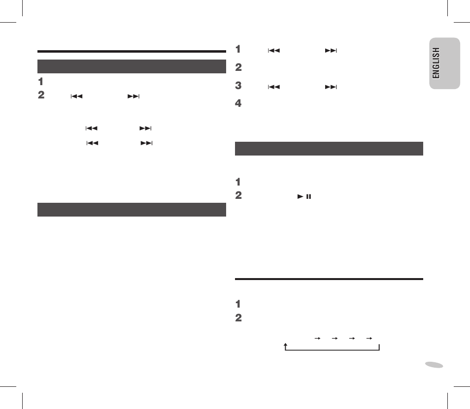 Using the radio, Using the sleep timer | Panasonic RC-DC1 User Manual | Page 9 / 48