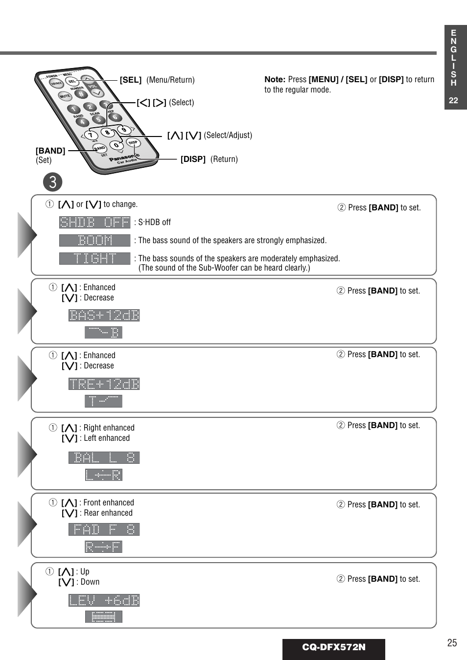 Panasonic CQ-DFX572N User Manual | Page 25 / 46