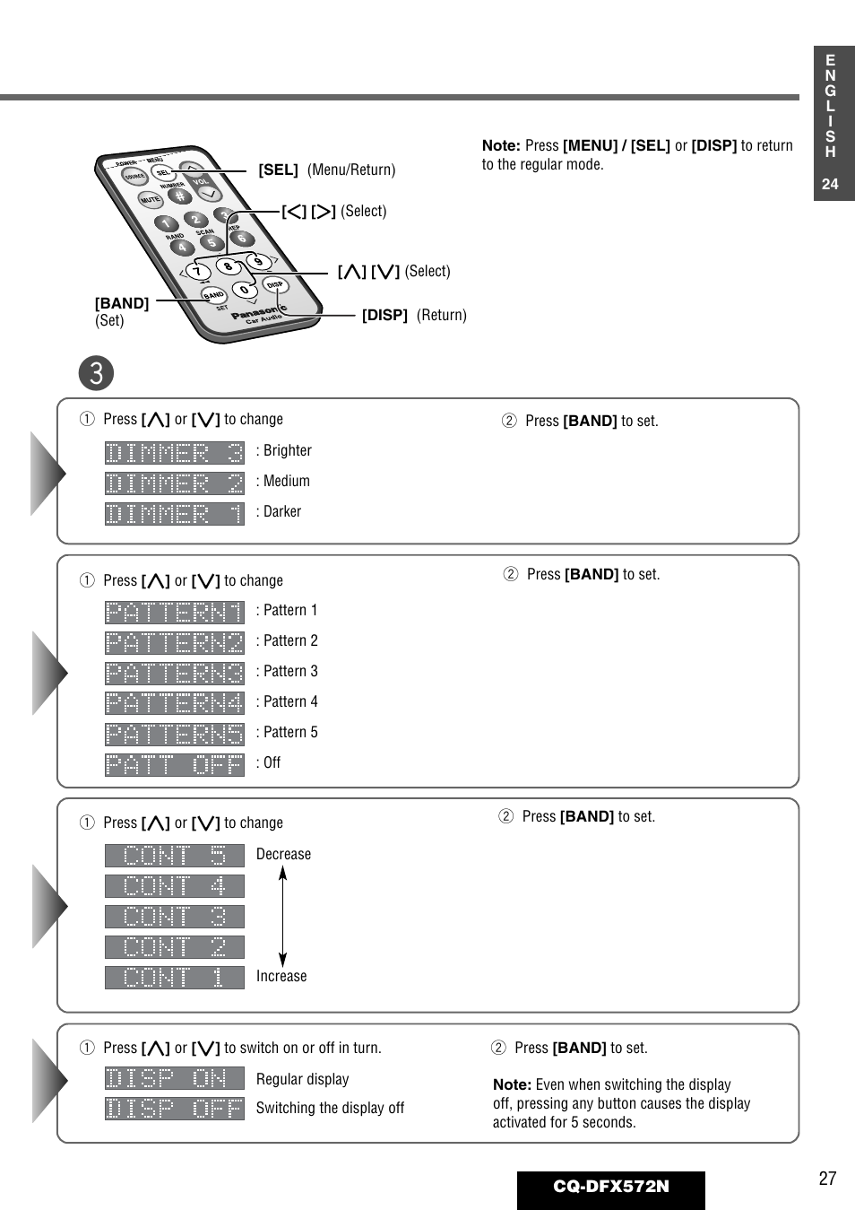 Panasonic CQ-DFX572N User Manual | Page 27 / 46