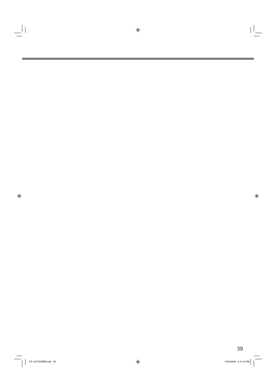 Panasonic CF-19 User Manual | Page 39 / 40