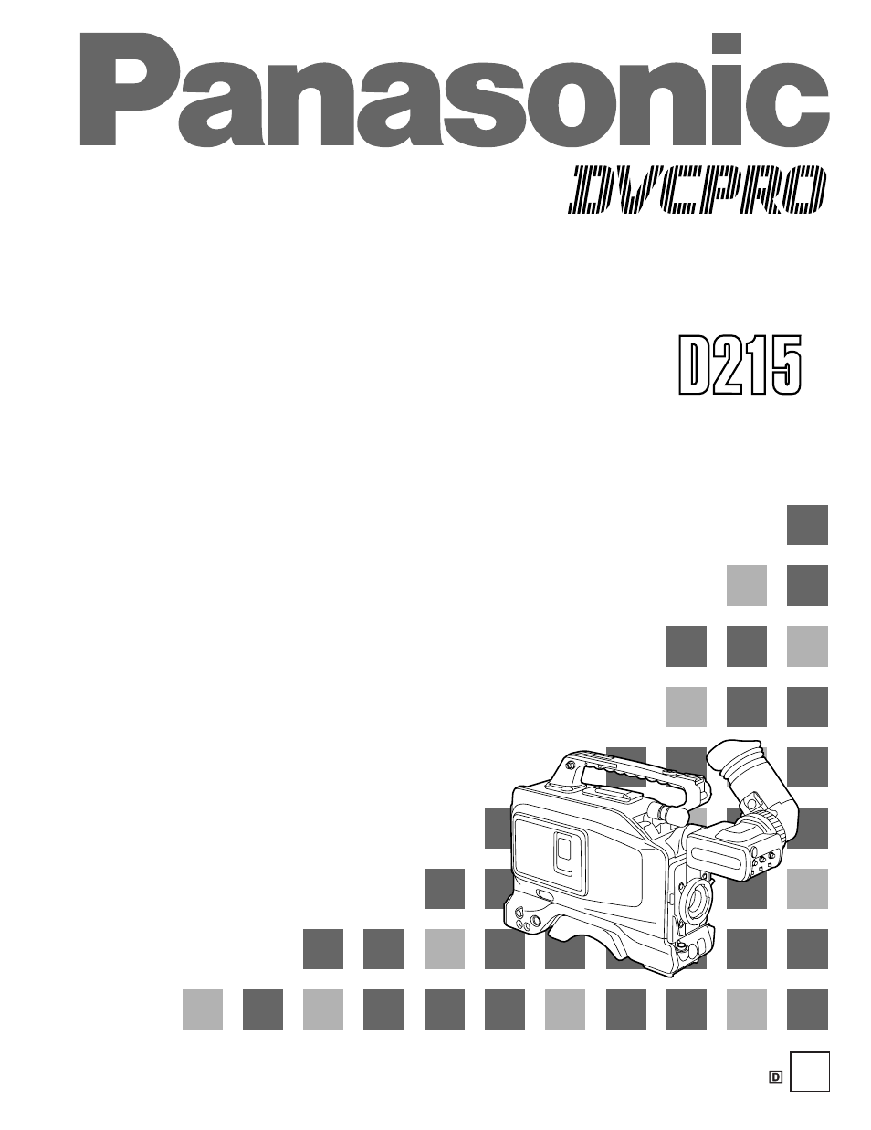 Panasonic AJ-D215P User Manual | 68 pages